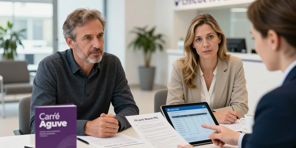 carre mauve pel credit agricole
