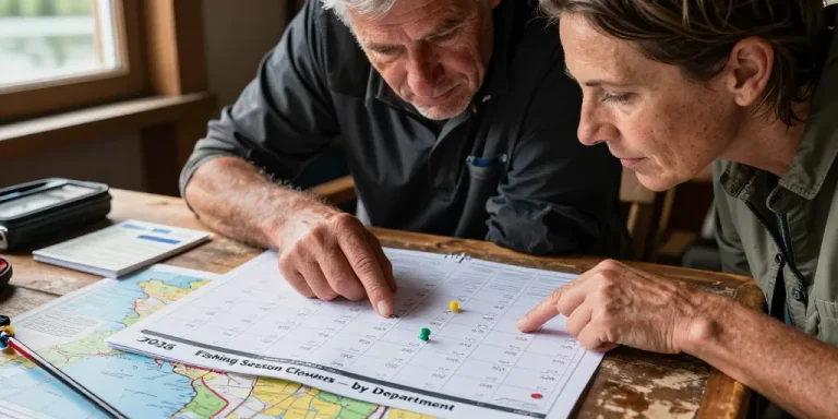 date de fermeture de la pêche